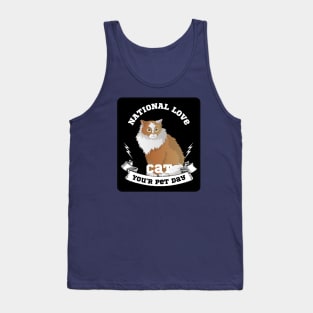 Cat the love in my life Tank Top